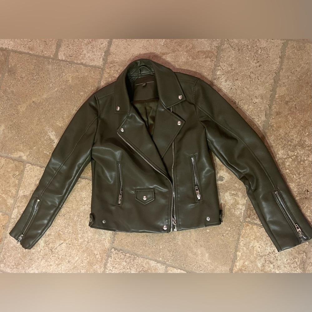 Blank NYC faux leather jacket